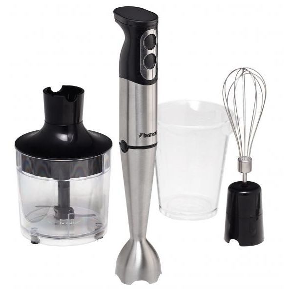 BESTRON AYW1123 Mixeur plongeant avec hachoir - Noir