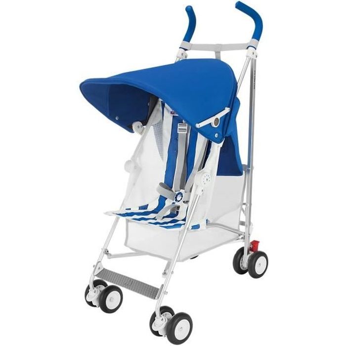 MACLAREN Poussette Canne Bébé Volo Bleu/Blanc