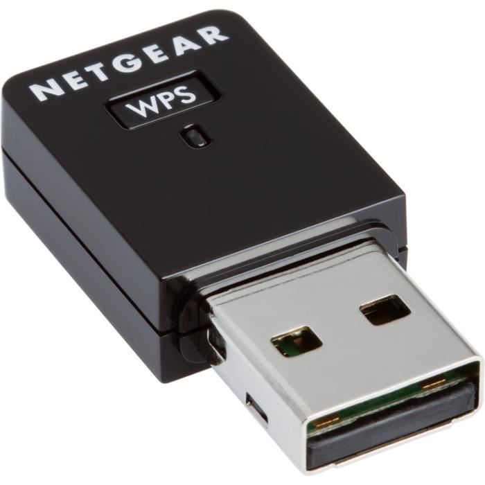 NETGEAR Mini adaptateur USB Wifi Vitesse 300 Mbps Modele WNA3100M