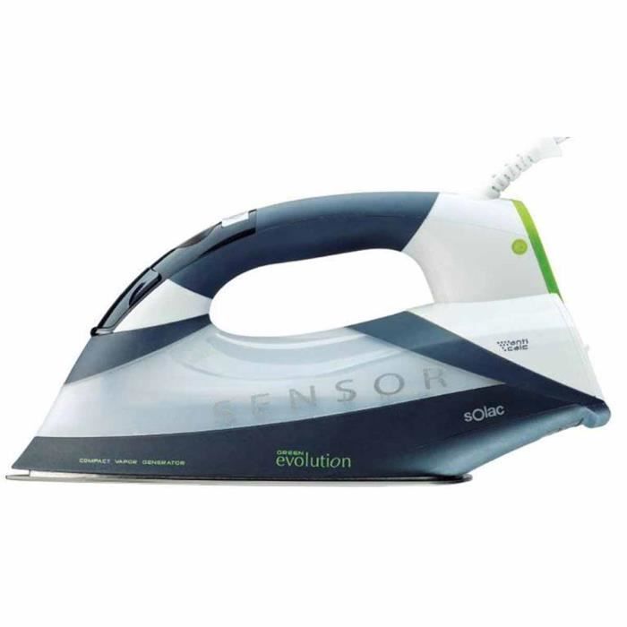 SOLAC S91863500 Centrale de repassage Sensor Green Evolution - 2400 W - Bleu Blanc et Vert
