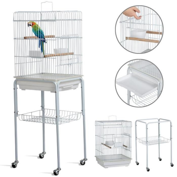 Ferplast Grand Métal Perruche Canaris Oiseaux Volière Cage W