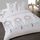 Housse de couette FLANELLE ROSINE TURQUOISE Attra