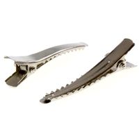 SUPPORTS BIJOUX Barrette Apprêts en Métal 45 (mm), (10pcs) Gris SUPPORTS BIJOUX Barrette Apprêts en Métal 45 (mm), (10pcs) Gris