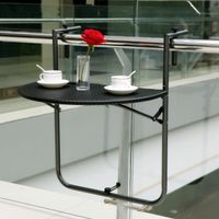 TABLE DE CAMPING IKAYAA Table suspendue pliante balcon terrasse Pat TABLE DE CAMPING IKAYAA Table suspendue pliante balcon terrasse Pat