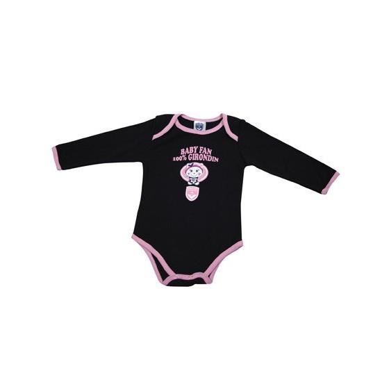 FCGB Body Manches longues - Bébé - Marine / Rose