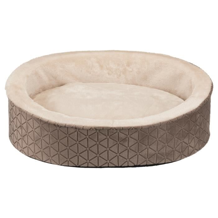 TRIXIE Lit Camiro - 55 x 45 cm - Beige taupe et beige foncé - Pour chien
