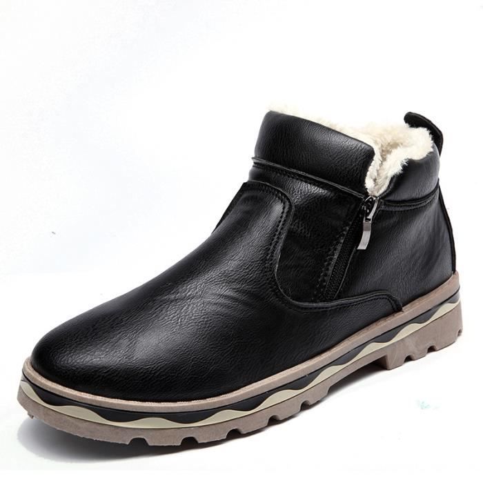 Hommes Coton En Chaussures Chaud D'hiver Bottes 4wXdPqq
