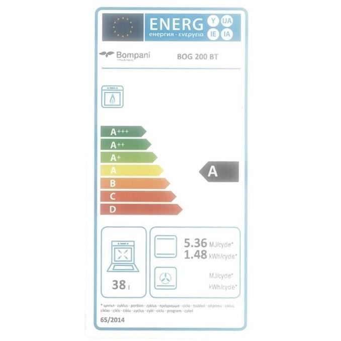 BOMPANI BOG200BT -Cuisinière butanette table1