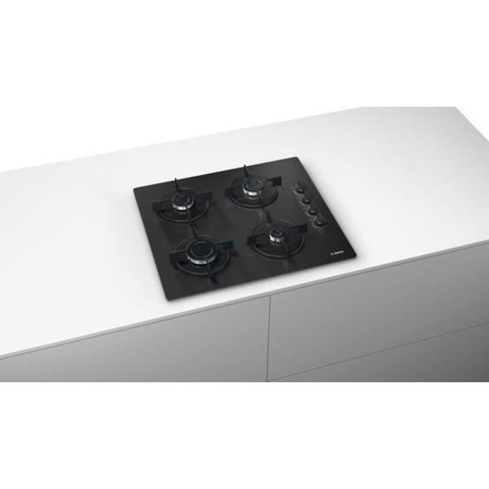  POP6B6B10 Table de cuisson gaz - 4 foyers - 7400W2