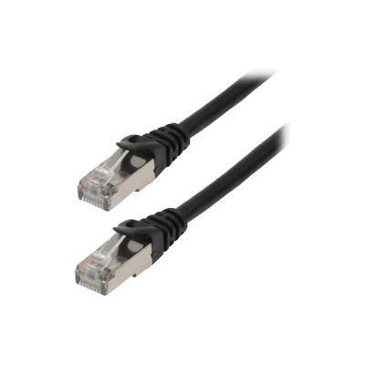 MCL Cordon de brassage - RJ45 CAT 6 S/FTP - 50 cm - Noir