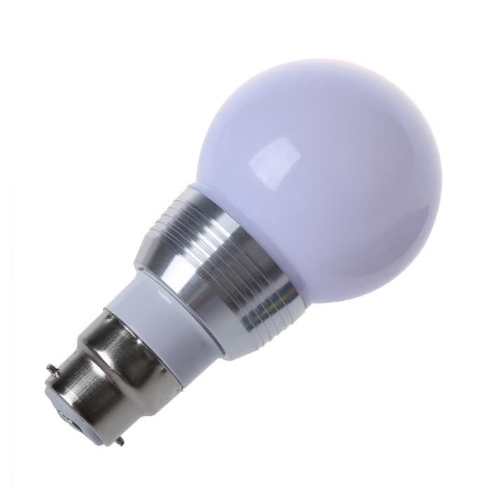 Led Ampoule 3w LampeTelecommande 4x Ir Rvb B22 16 Couleurs hsQdtCxr