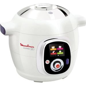 MOULINEX CE702100 Multicuiseur intelligent Cookeo USB - 6L - Blanc