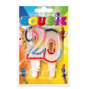  Bougies  anniversaire  20 ans  Achat Vente pas cher