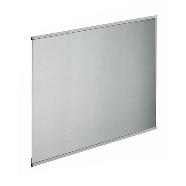 Crédence en verre de 5mm d'épaisseur style inox - 60x45cm