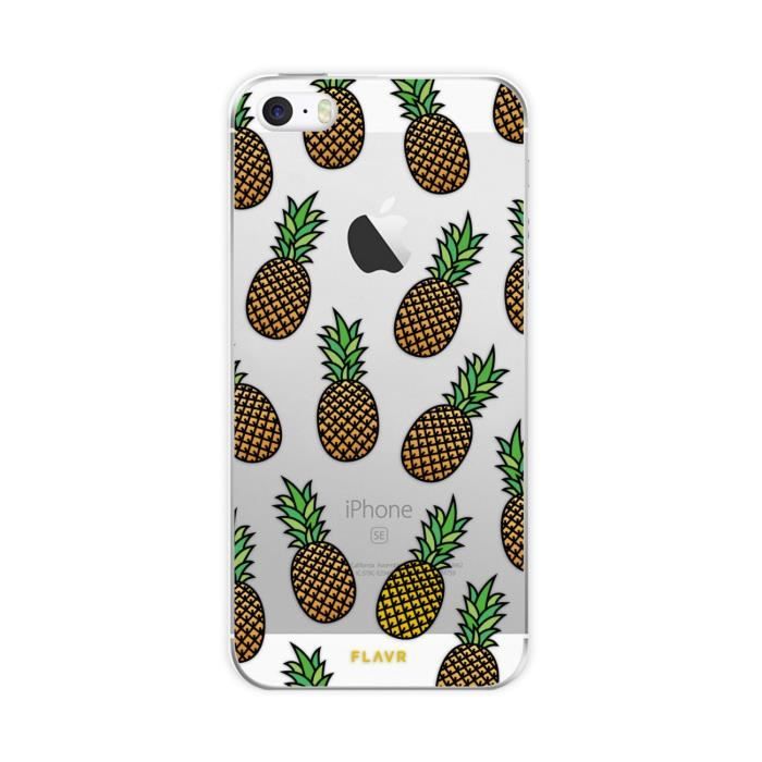 FLAVR Coque iPlate Ananas - Iphone 5 / 5s / SE - Multicolore