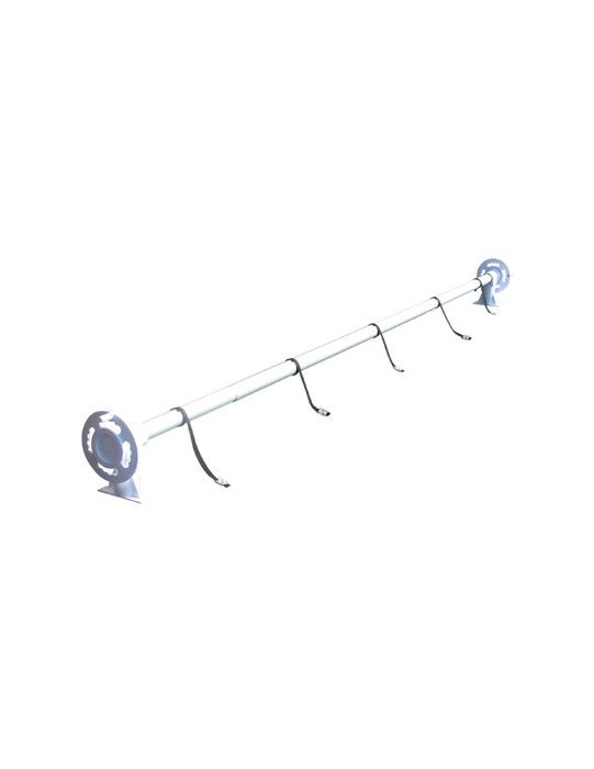 GRE Enrouleur luxe hors sol - Blanc
