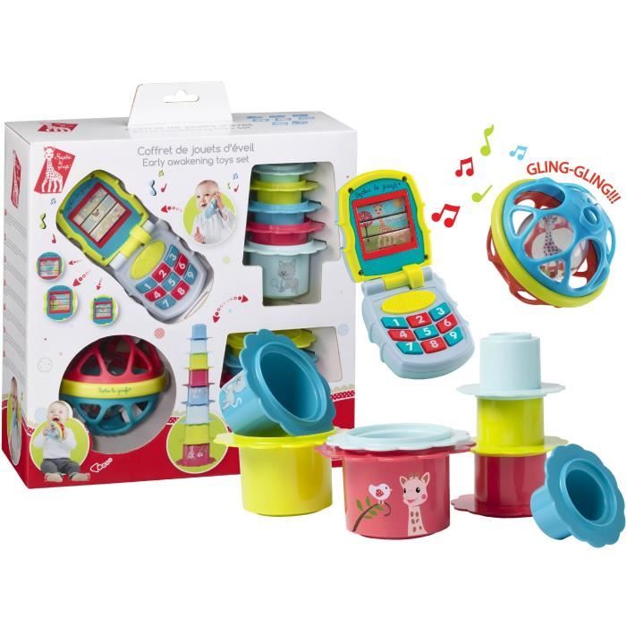 SOPHIE LA GIRAFE Coffret Jouets d'Eveil