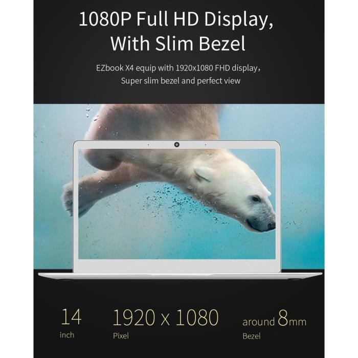 PC Portable-Jumper EZbook X4 Notebook Ordinateur1