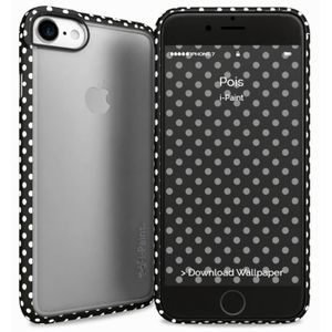I-PAINT Coque pour Iphone 7 - Pois noirs