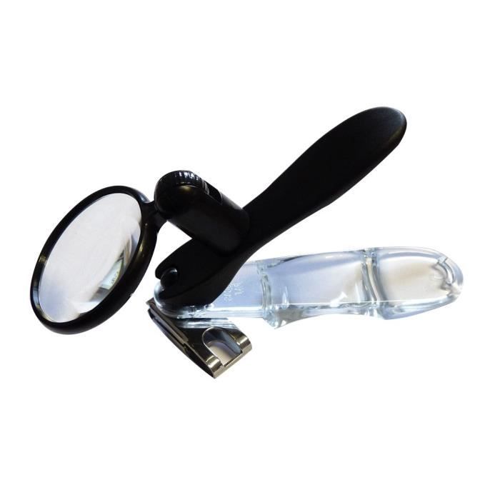 HESTEC Coupe ongles + Loupe Pochette