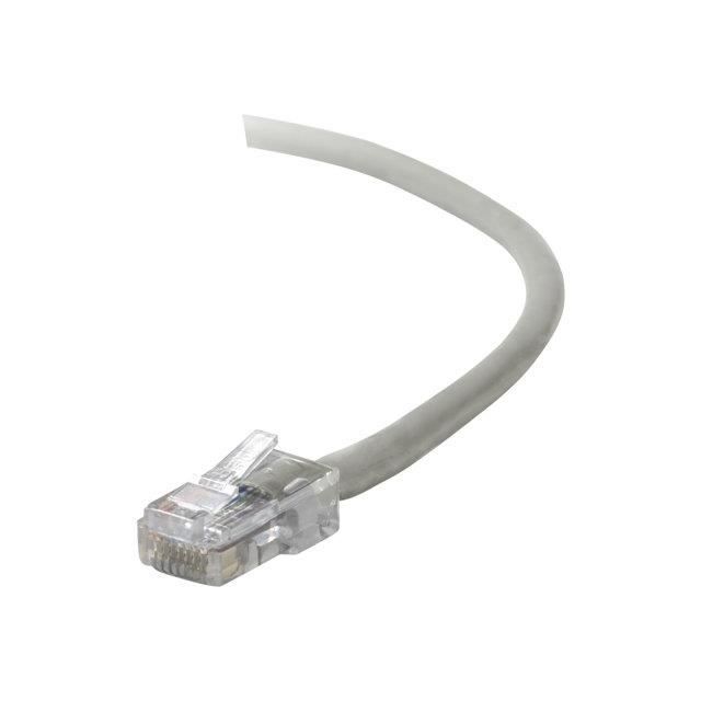 BELKIN Cordon de raccordement - RJ-45 (M) pour RJ-45 (M) - 5 m - UTP - CAT 5e - Gris