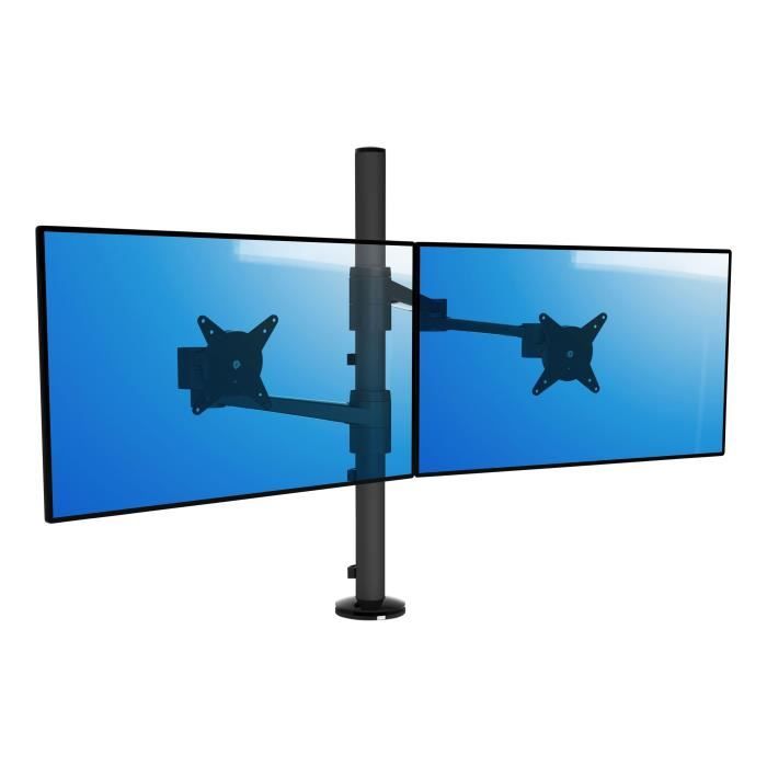 DATAFLAX Support DF-58143 - Pour 2 moniteurs ordinateur Mouvement intégral - 16 kg