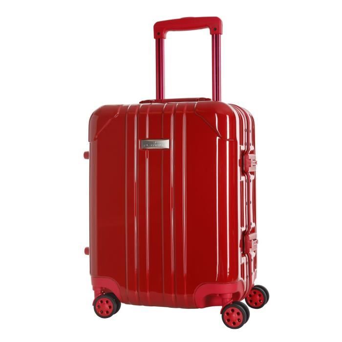 PLATINIUM Set de 2 Valises Keihley - Taille S et L - 8 Roues - Rouge
