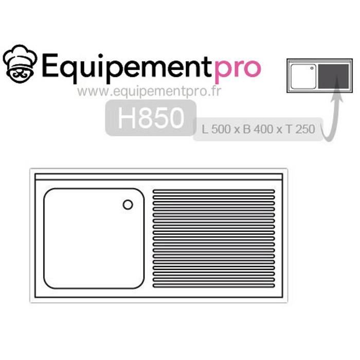 Equipementpro - Meuble sous évier 1,0m -3