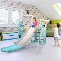 BALANÇOIRE - PORTIQUE Baby Vivo Toboggan Aire de jeux Balançoire pour En BALANÇOIRE - PORTIQUE Baby Vivo Toboggan Aire de jeux Balançoire pour En