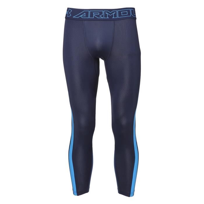 UNDER ARMOUR Leggings HeatGear Supervent 2.0 3/4 - Homme - Bleu marine