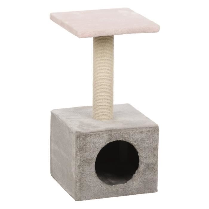 TRIXIE Arbre à chat Zamora - Rose et gris - Pour chat