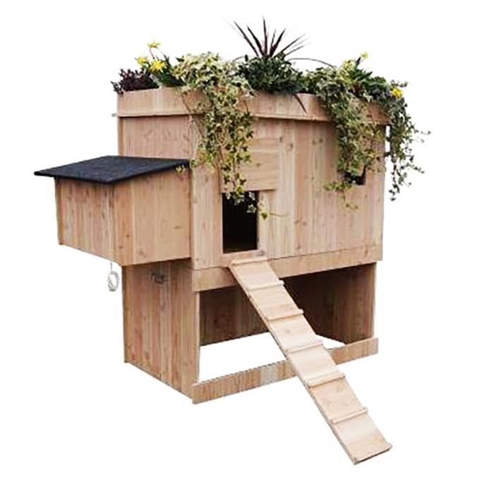 Poulailler 1 A 8 Poules Adelaide Vegetal En Epicea Made In France