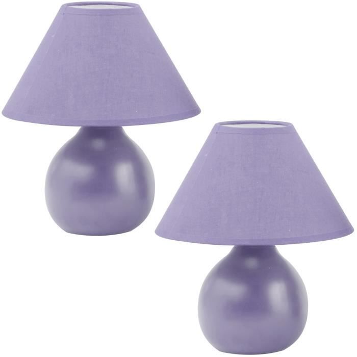 Lampes Pied Design Boule Set Et Duo Prune Jour 2 Abat Ensemble pSzMGqULV
