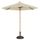 Boléro ronde Parasol 3m Diamètre crème