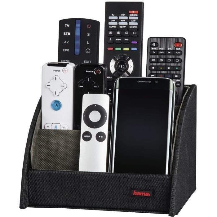 HAMA 00084035 Support télécommandes - Noir