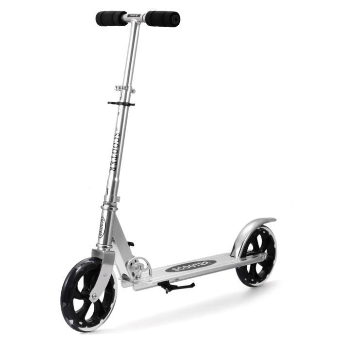  Trottinette  pliante 2 roues Adulte Durable Scooter 