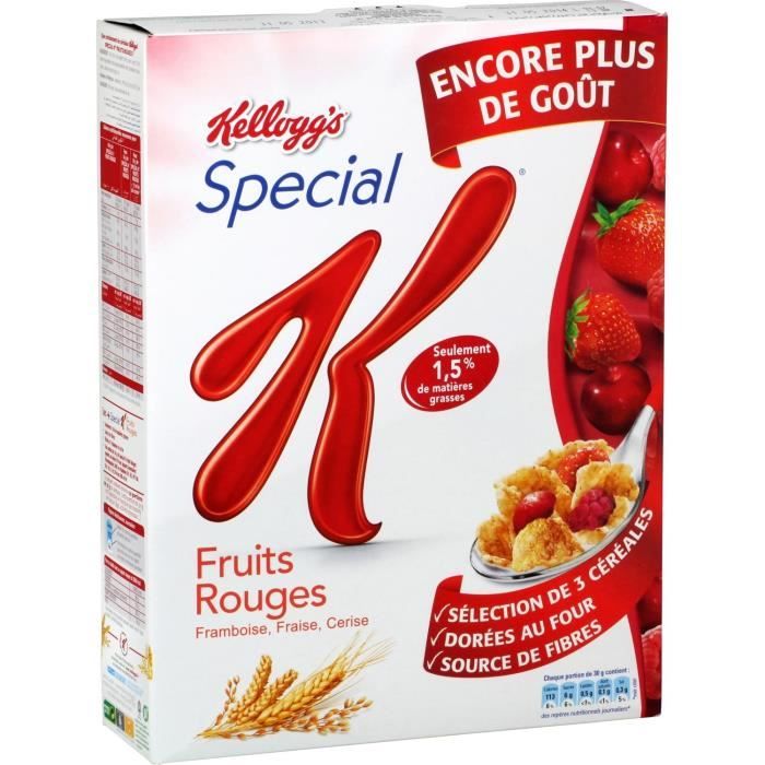 kellogg s special k fruits rouges