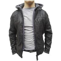 BLOUSON Manteau Homme Veste hiver simili cuir Blouson Jac BLOUSON Manteau Homme Veste hiver simili cuir Blouson Jac