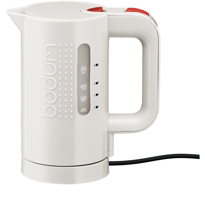 BODUM BISTRO 11451 Bouilloire électrique – Blanc Crème