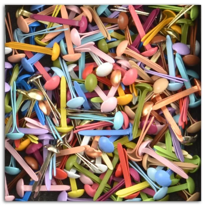 TOGA Pack de 100 Micro Attaches Parisiennes Unies