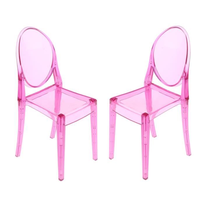 Vetement 2 Pièces 1 6 Chaise à Manger Meubles Pour Barbie Poupée