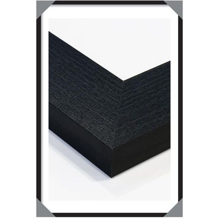 Cadre en bois noir (Maxi 61 x 91.5cm)   Achat / Vente CADRE ET PELE