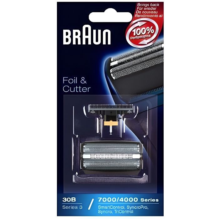 Braun   Grille + Couteau pour rasoirs Série 3 SmartControl Réf. P30B