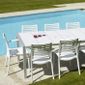 Salon de jardin de repas Sunday Glacier design GROSFILLEX Lin ... Salon de jardin de repas Sunday Glacier design GROSFILLEX Lin ...