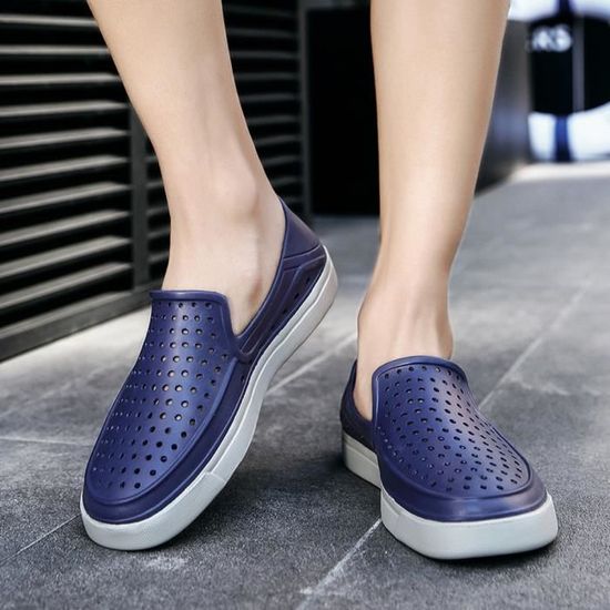 Walk D'extérieur Tongs Slipper Hommes Creux Légères Bleu Sandales Chaussures Beach Flat XZTOiPkuw