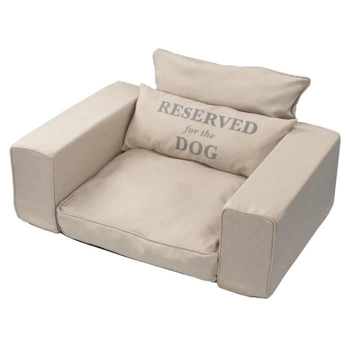 D&D Sofa pour chien Reserved 95 x 65 x 45cm - Beige