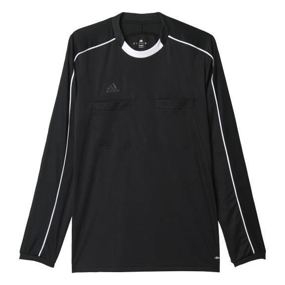 ADIDAS REF16 Maillot Manches Longues - Noir/Blanc