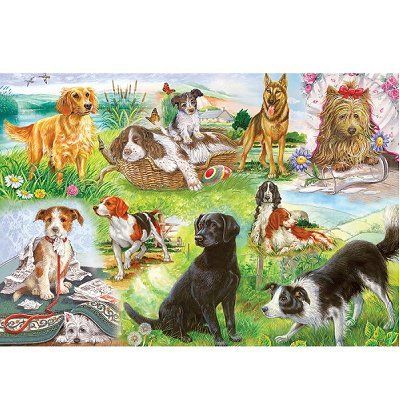 Puzzle 500 pièces   Nos amis les chiens   Achat / Vente PUZZLE Puzzle