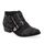 Bottines basses noires à boucles et clous-36