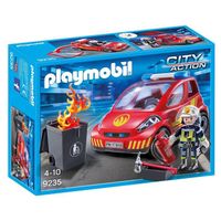 UNIVERS MINIATURE PLAYMOBIL 9235 - City Action - Pompier voiture UNIVERS MINIATURE PLAYMOBIL 9235 - City Action - Pompier voiture